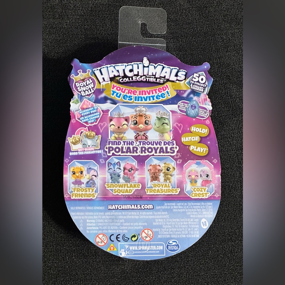 Hatchimals CollEGGtibles Royal Snow Ball 2-Pack with Throne Toy - Picture 3 of 9